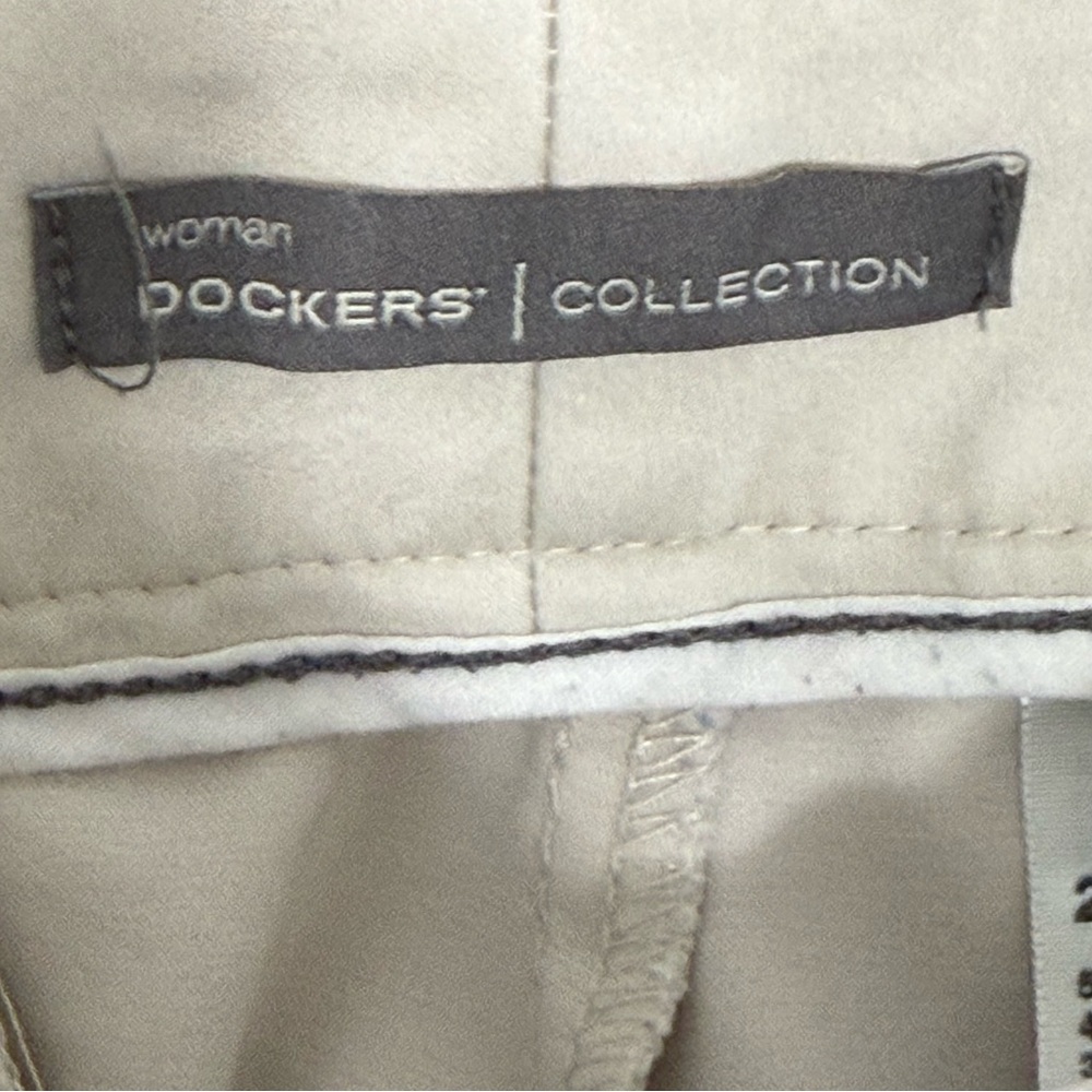 Dockers Collection Beige Stretch Capri Pants Women’s Plus 20W - Picture 4 of 8